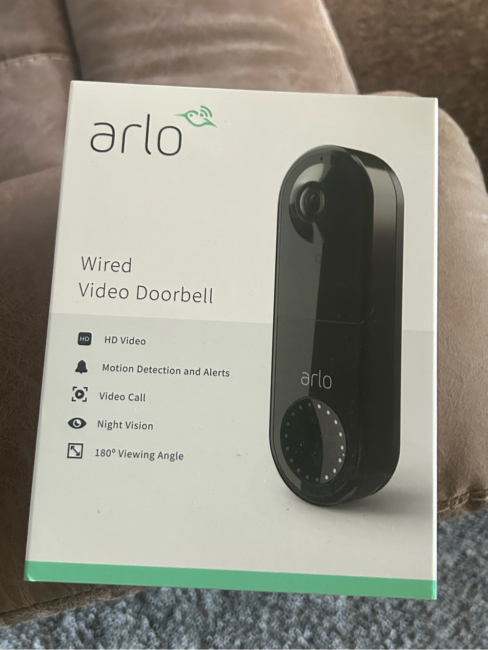 Arlo Wired Video Doorbell in Black